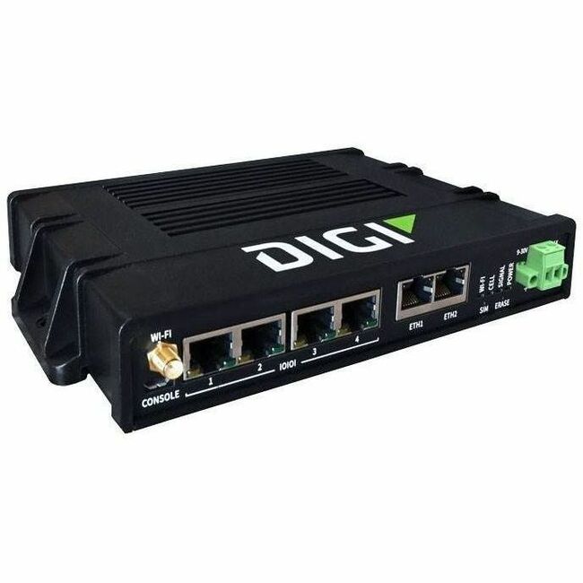 Digi Connect EZ 4i Industrial 4-Port Serial Server with Wi-Fi, EZ04-IA00-EXT