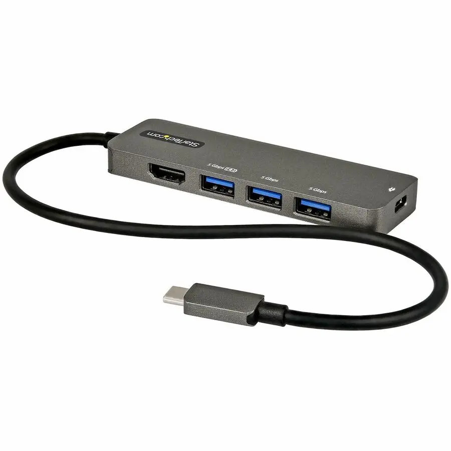 StarTech.com DKT30CHPD3 USB-C Multiport Adapter with 4K HDMI, 100W Power Delivery, and 4 USB Ports