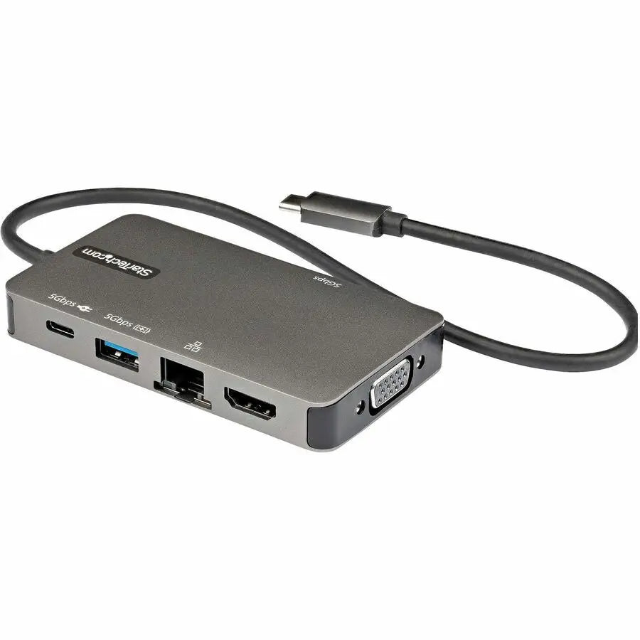 StarTech.com DKT30CHVPD2 USB-C Multiport Adapter with 4K HDMI, VGA, Gigabit Ethernet, and 100W Power Delivery