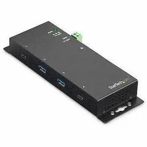 StarTech.com 4 Port USB-C Hub HB31C2A2CME – Industrial Metal Enclosure with ESD Surge Protection and Power Charging by StarTech.com