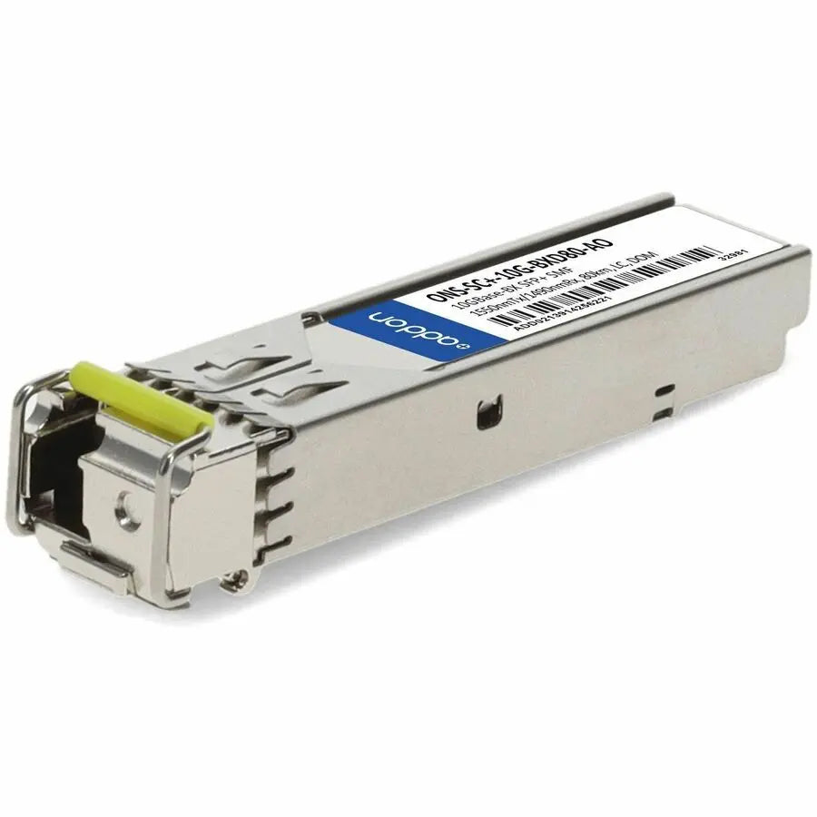 AddOn Cisco® ONS-SC+-10G-BXD80 Compatible SFP+ Transceiver - 10GBase-BX, 80km, Single-Mode Fiber, LC Connector, TAA Compliant