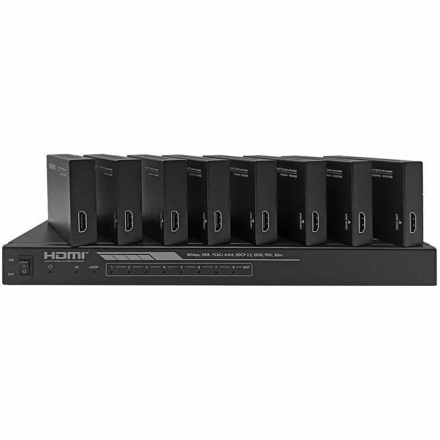 Monoprice Blackbird HDMI Splitter 42272 – 4K 1x8 HDMI Distribution and Extender