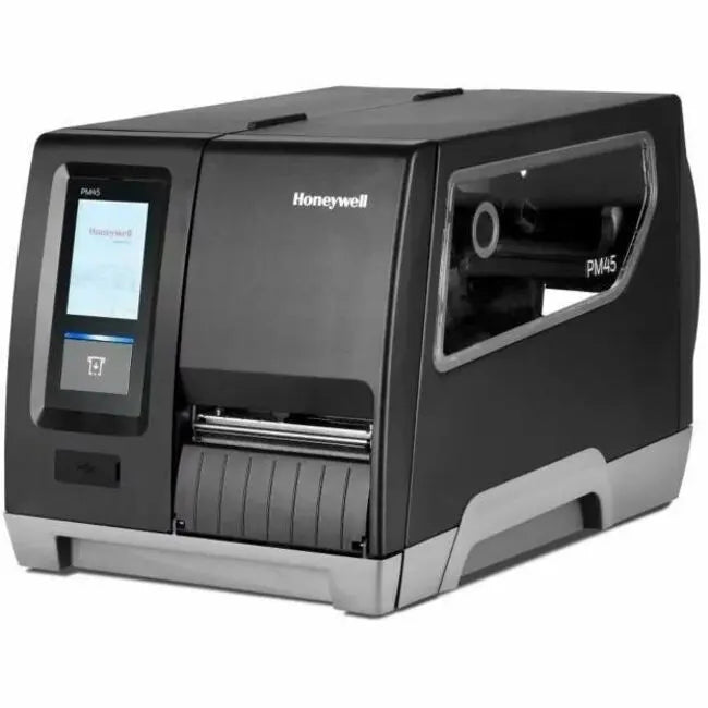Honeywell PM45A Industrial Thermal Transfer Printer - Monochrome Label Printing with Touch Display and Ethernet Connectivity