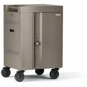 Bretford CUBE Cart Mini - Pre-Wired USB-C Charging Cart in Champagne, Model TVCM20USBC-CH