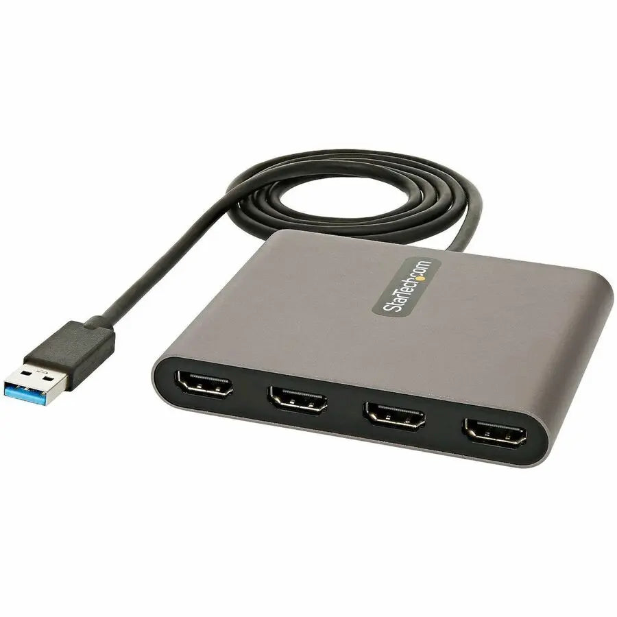 StarTech.com USB 3.0 to Quad HDMI Adapter Part USB32HD4 for Windows Multi-Monitor Setup