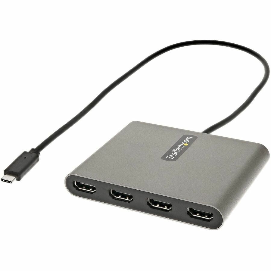 StarTech.com USB-C to Quad HDMI Adapter - Multi-Monitor Display for Windows