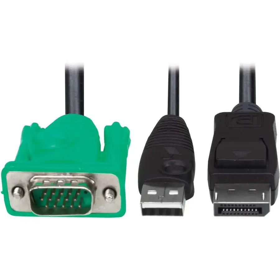 Eaton Tripp Lite Series P778-006-DP 6 ft. VGA to DisplayPort and USB Adapter Cable Kit by Eaton Corporation