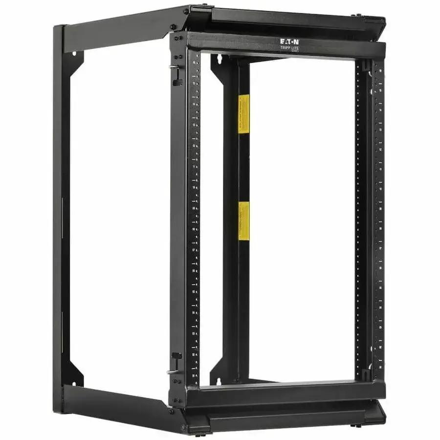 Eaton Tripp Lite Series SmartRack 16U Wall-Mount 2-Post Open Frame Rack, Hinged Front, Heavy Duty by Eaton Corporation