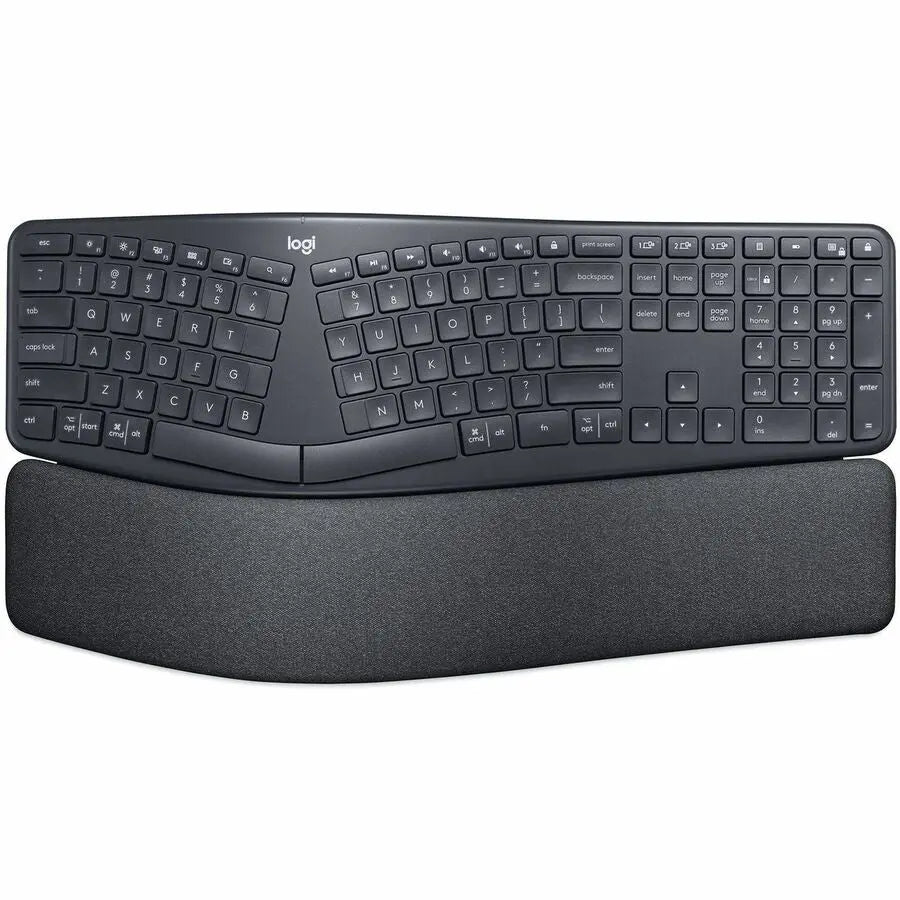 Logitech Ergo K860 Split Wireless Keyboard for Business - Ergonomic Design, Secured Logi Bolt Technology, Graphite