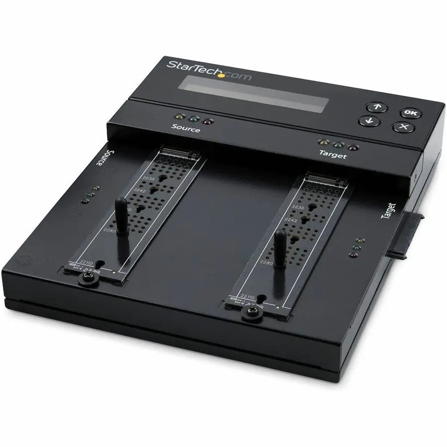 StarTech.com SM2DUPE11 1-to-1 NVMe/SATA Drive Duplicator and Secure Eraser