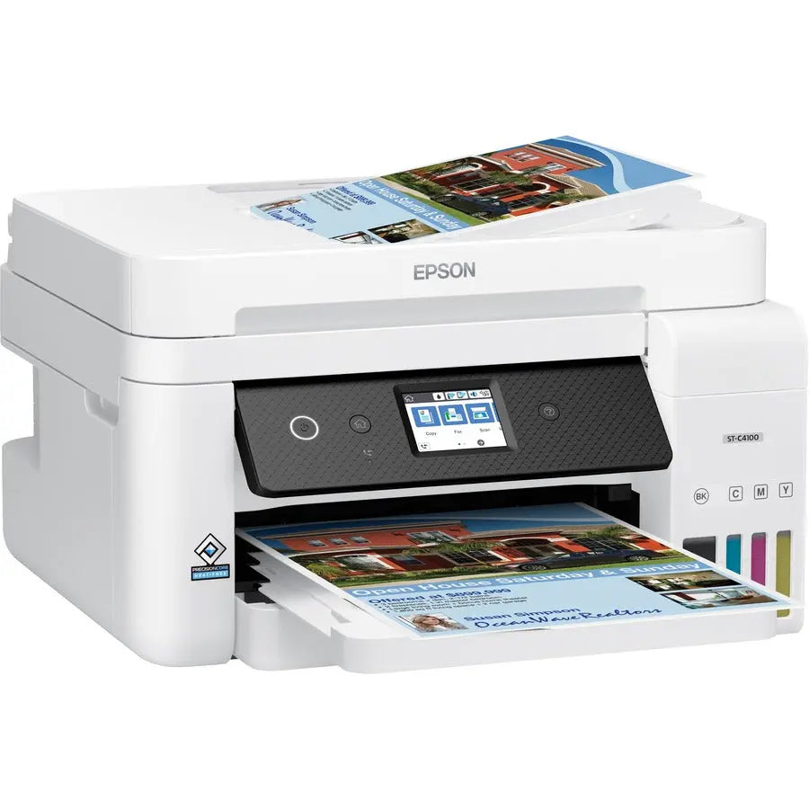 Epson WorkForce ST-C4100 Wireless Inkjet Multifunction Printer with SuperTank Technology