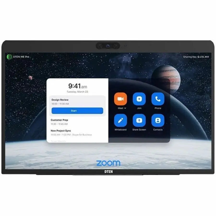 DTEN ME Pro DBA0027EA-S1 Collaboration Display - 27-Inch Multi-Touch Screen with Zoom Integration