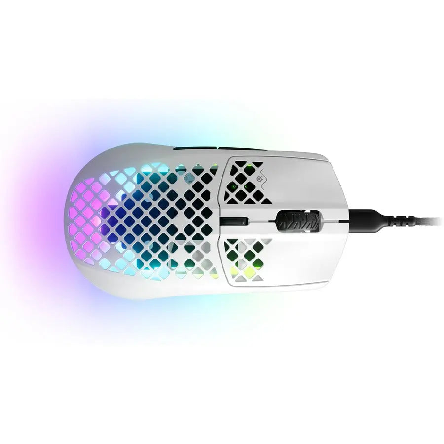 SteelSeries Aerox 3 Wireless 2022 Edition Gaming Mouse - Matte White, Lightweight & Water-Resistant