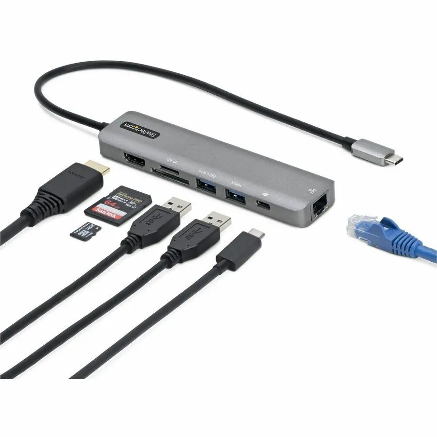 StarTech.com DKT30CHSDPD1 USB-C Multiport Docking Station with 4K HDMI, Gigabit Ethernet, and 100W Power Delivery