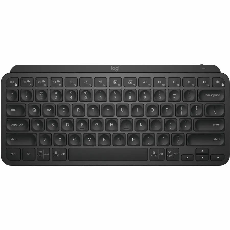 Logitech MX Keys Mini Minimalist Wireless Illuminated Keyboard, Compact, Bluetooth, Backlit, USB-C, Black
