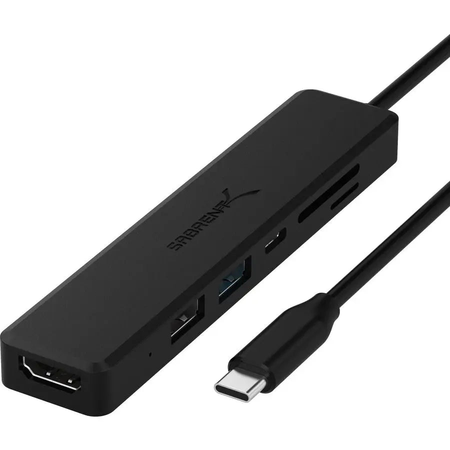 Sabrent HB-TC6C Docking Station with 4K HDMI, Dual Card Reader, and 60W Power Delivery