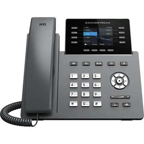 Grandstream GRP2624 IP Phone - 8-Line Carrier-Grade Desktop VoIP Phone with Wi-Fi, Bluetooth, HD Audio, and Centralized Management