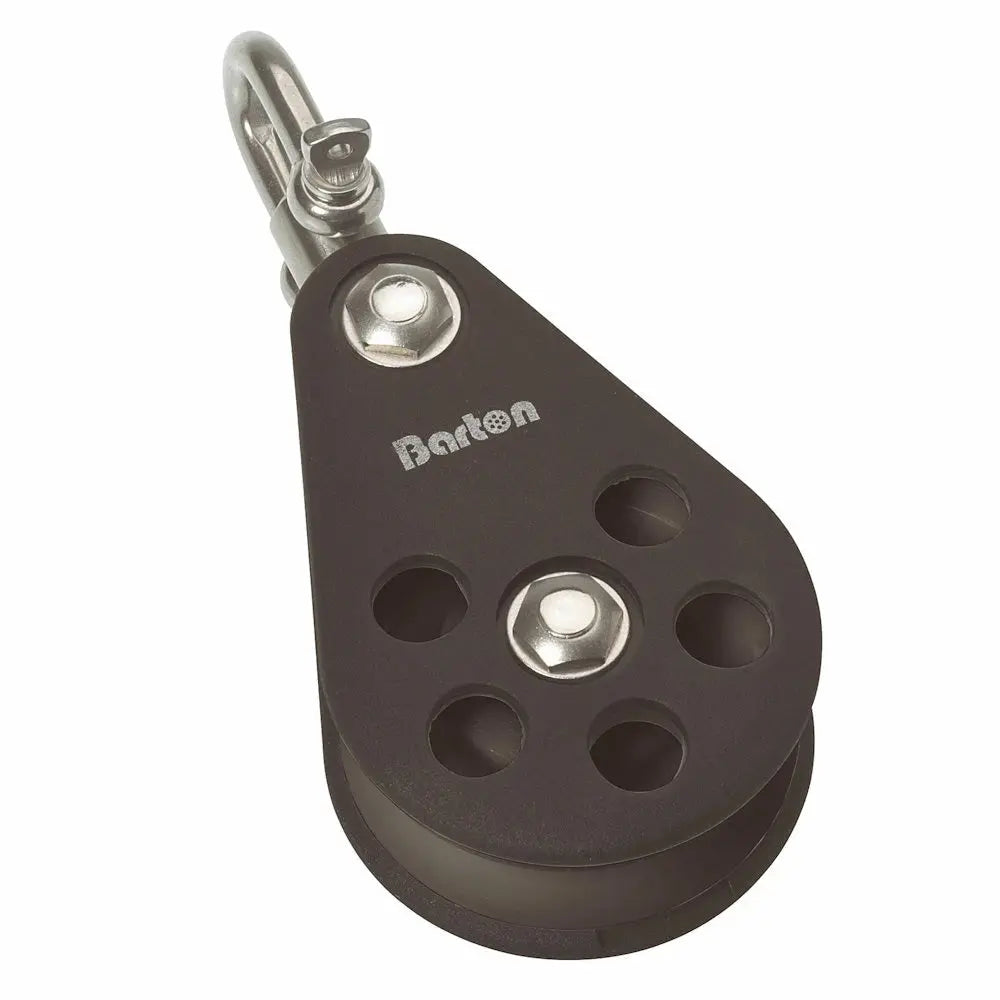 Barton Marine Size 7 70mm Plain Bearing Pulley Block with Single Swivel - High-Load Cruising and Racing Yacht Equipment