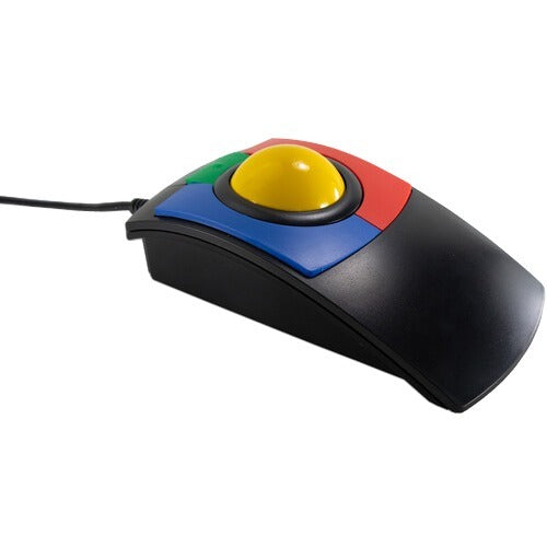 X-keys O-Trac Primary USB Trackball, White, TKB-6002-UWHYL-R