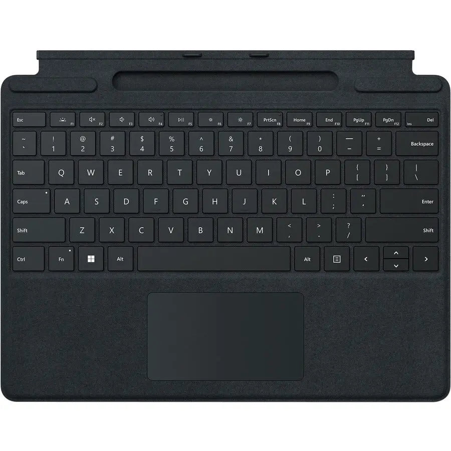 Microsoft Surface Pro Signature Keyboard - Black for Surface Pro 8 & X | Premium Alcantara Finish and Mechanical Keys