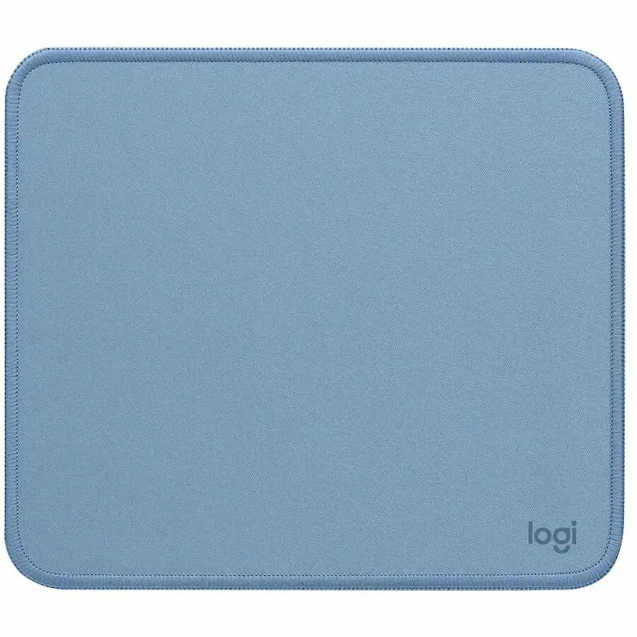 Logitech Studio Series Mouse Pad - Blue Gray, Anti-Slip Rubber Base, Spill-Resistant Cloth Surface