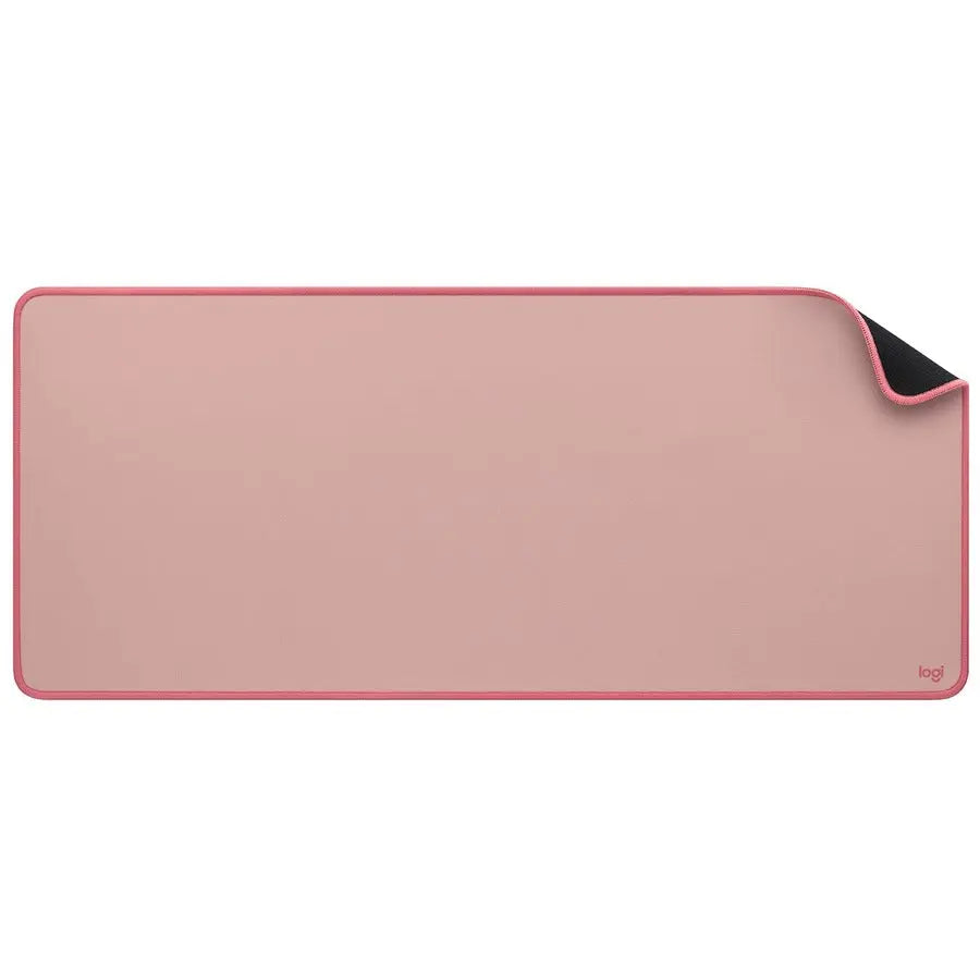 Logitech Desk Mat - Studio Series, Multifunctional Large Desk Pad, Anti-slip Base, Spill-resistant Durable Design, Darker Rose