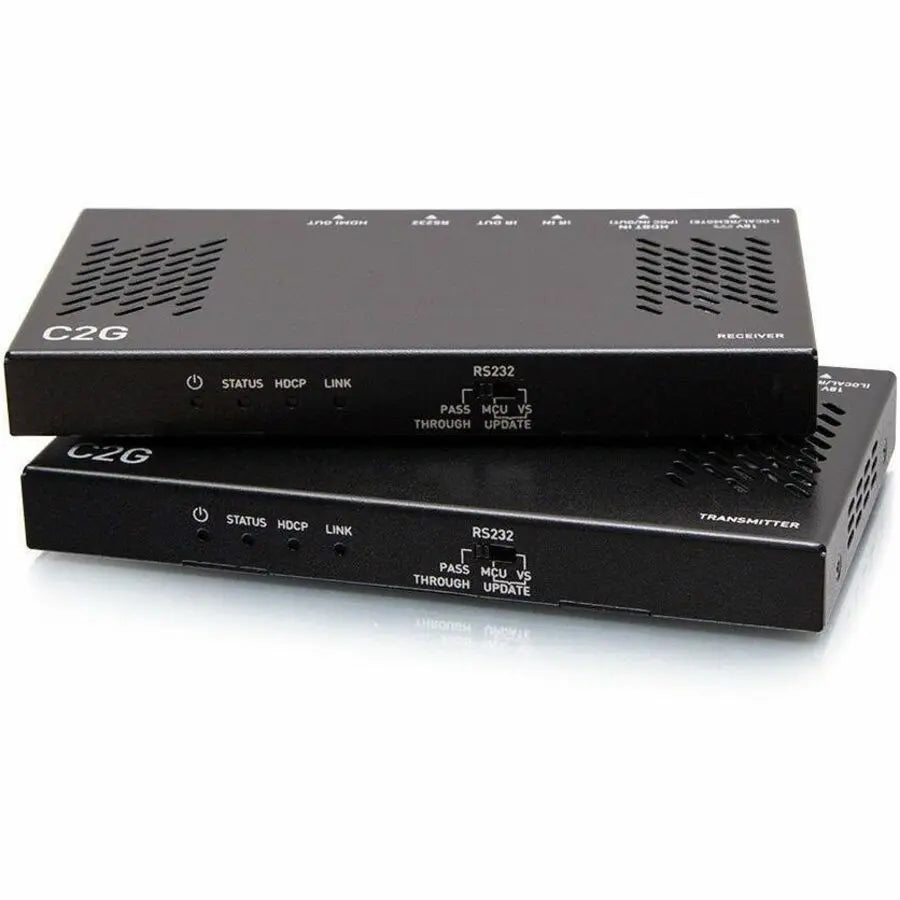 C2G HDMI HDBaseT + RS232 and IR Over Cat Extender Kit - 4K 60Hz, 328 ft with Cat6a Cable
