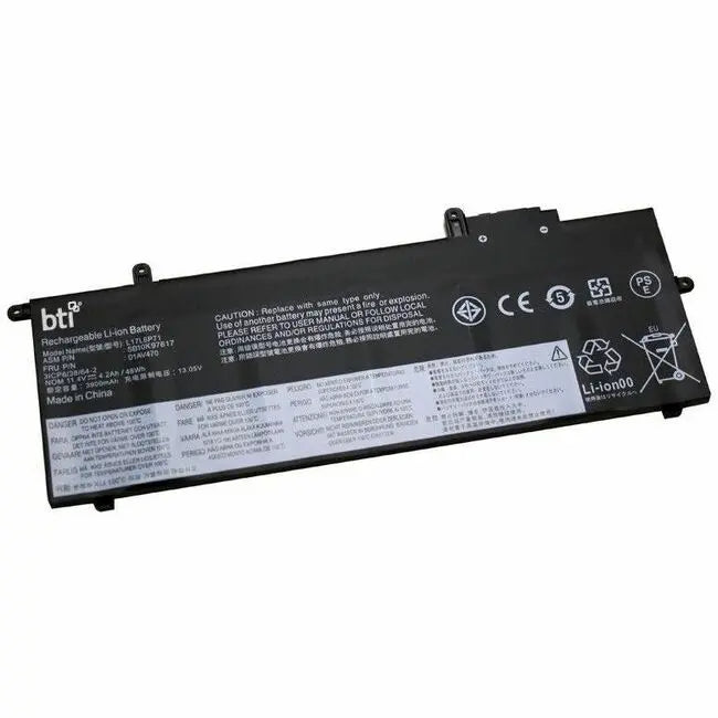 BTI 01AV472-BTI Lithium Ion Battery for Lenovo ThinkPad X280 and A285 Series
