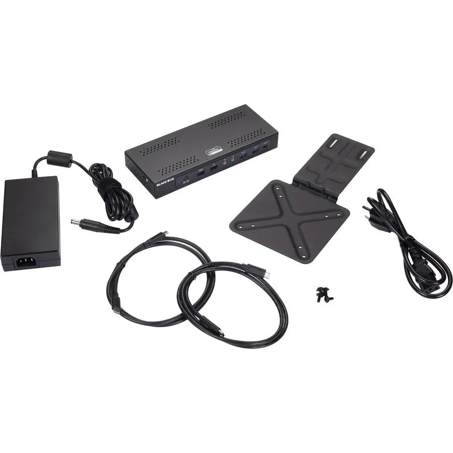Black Box USBC2000-4KDUAL USB-C Docking Station with Dual 4K Display Support and Power Delivery