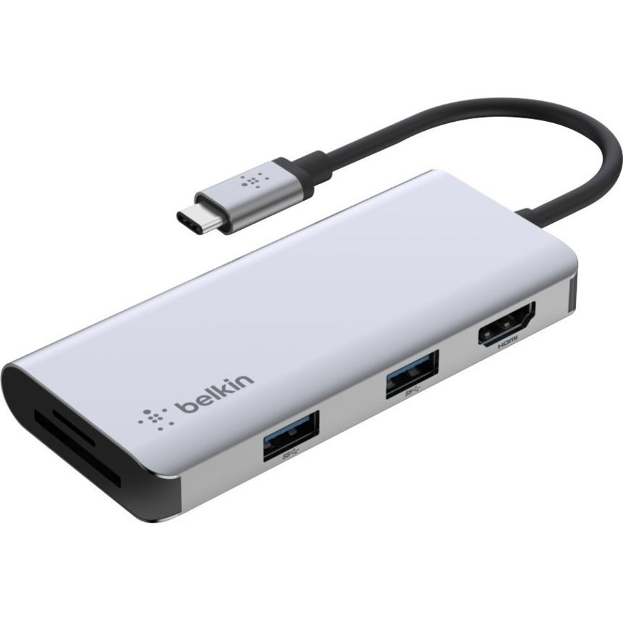Belkin USB-C 5-in-1 Multiport Adapter Hub for MacBook and USB-C Laptops