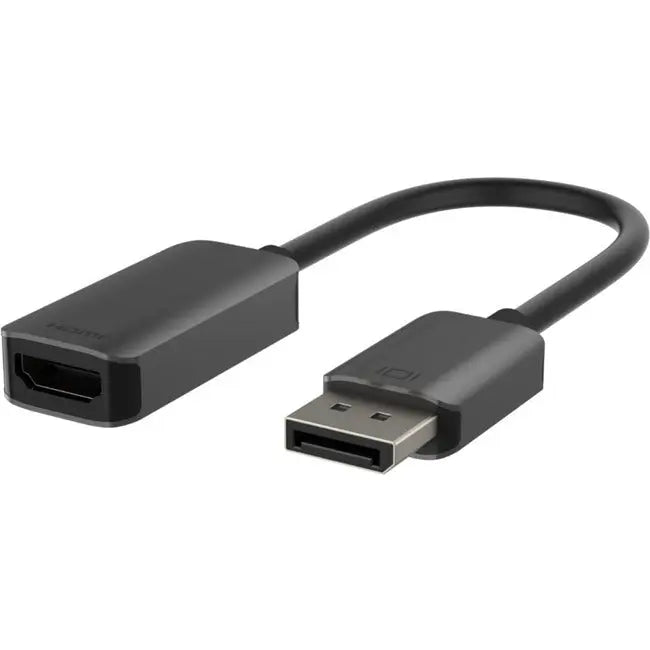 Belkin Active DisplayPort to HDMI Adapter 4K HDR – Seamless 4K @ 60Hz Connectivity for Laptops and Docking Stations