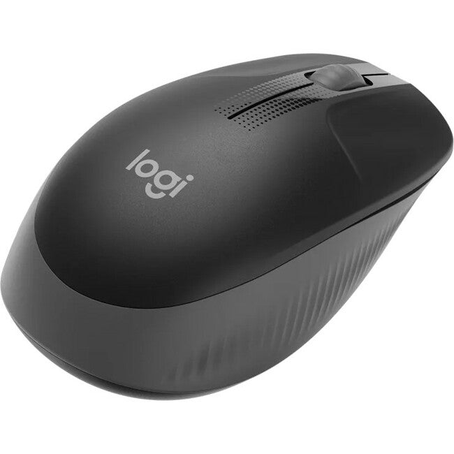 Logitech M190 USB Optical Mouse, Charcoal, Part Number 910-005902