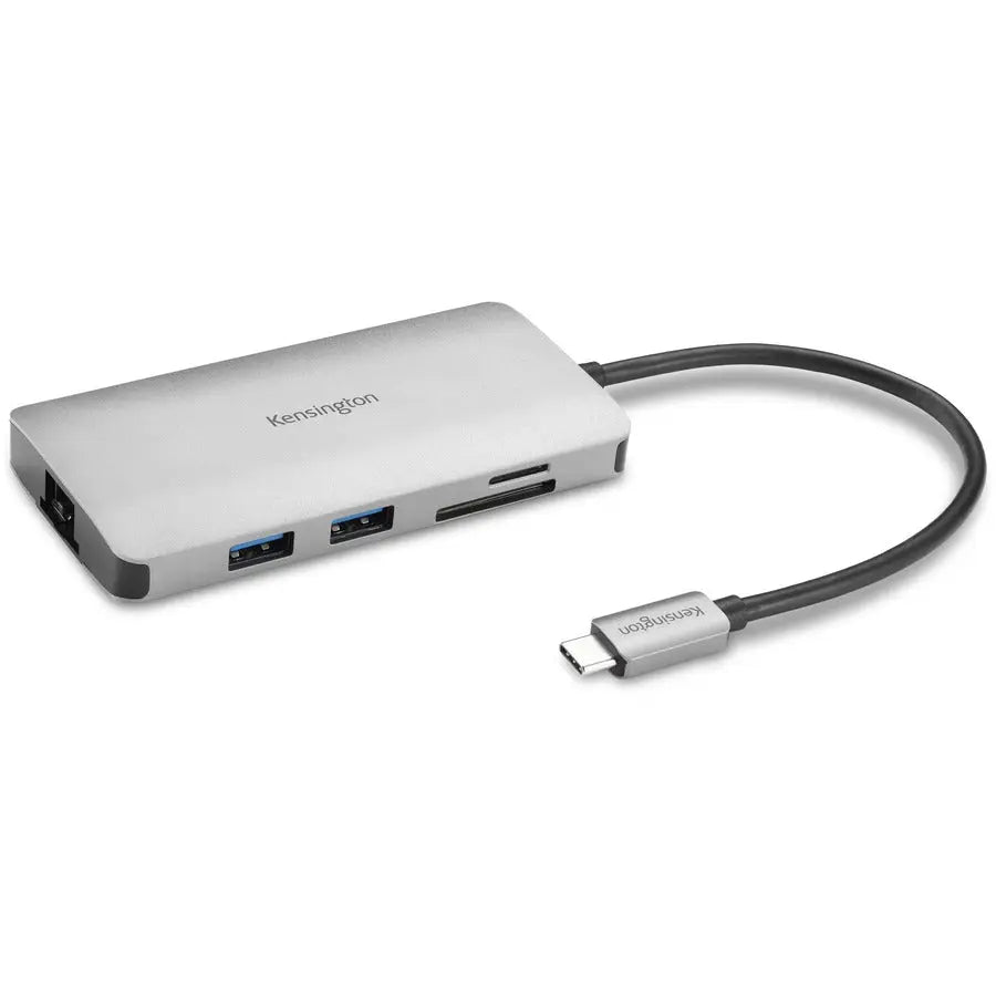 Kensington UH1400P USB-C 8-in-1 Driverless Mobile Dock for Universal Devices