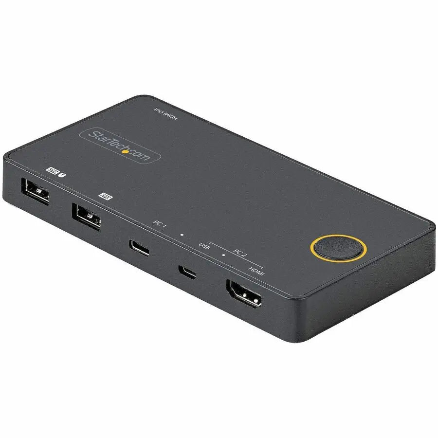 StarTech.com SV221HUC4K 2-Port Hybrid USB-C and HDMI KVM Switch with 4K UHD Support