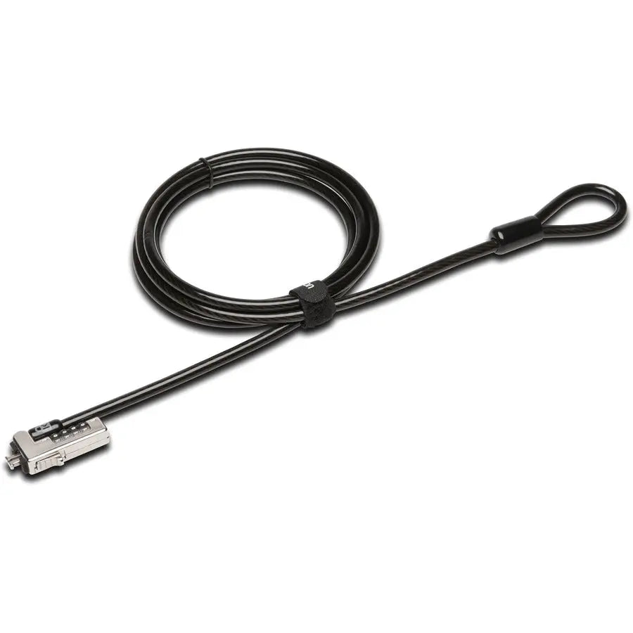 Kensington Slim Combo Lock with Ultra Cable for Standard Slot - 6.5mm Carbon Steel Security Cable