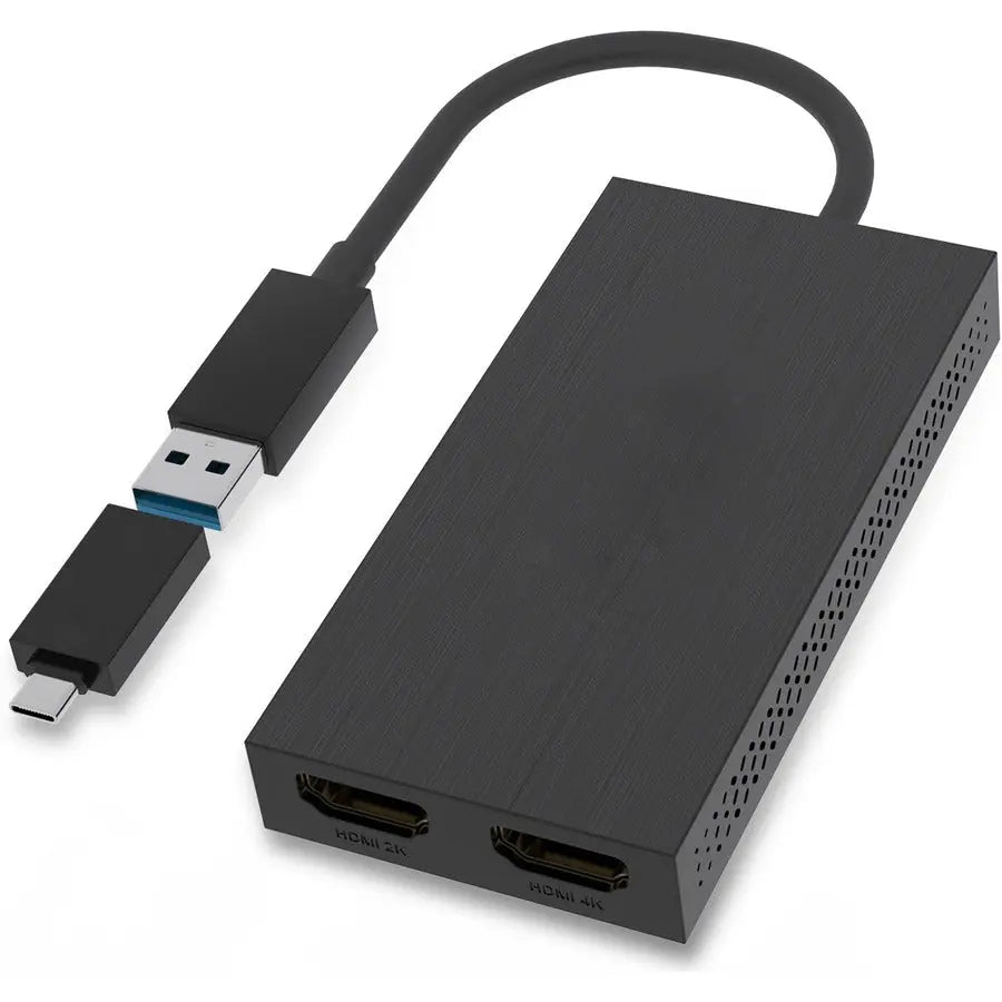 4XEM USB 3.0 to Dual HDMI 4K Display Adapter (Part #4XUG7602H)
