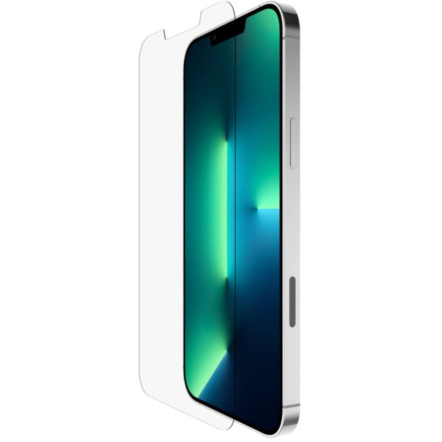 Belkin TemperedGlass Treated Screen Protector for iPhone 14 / iPhone 13 / iPhone 13 Pro, Crystal Clear