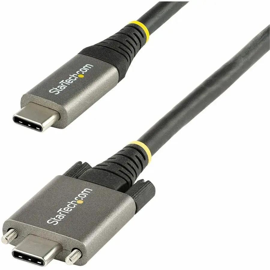 StarTech.com 1m Side Screw Locking USB-C 3.2/3.1 Gen 2 Cable – 10Gbps, 100W Power Delivery, 8K Video Support by StarTech.com