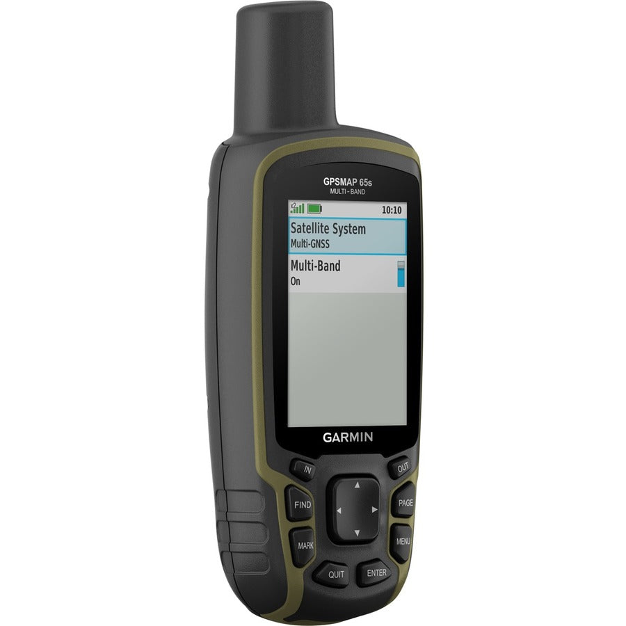 Garmin GPSMAP 65s Handheld GPS Navigator with Multi-Band Support and Preloaded Topo Maps