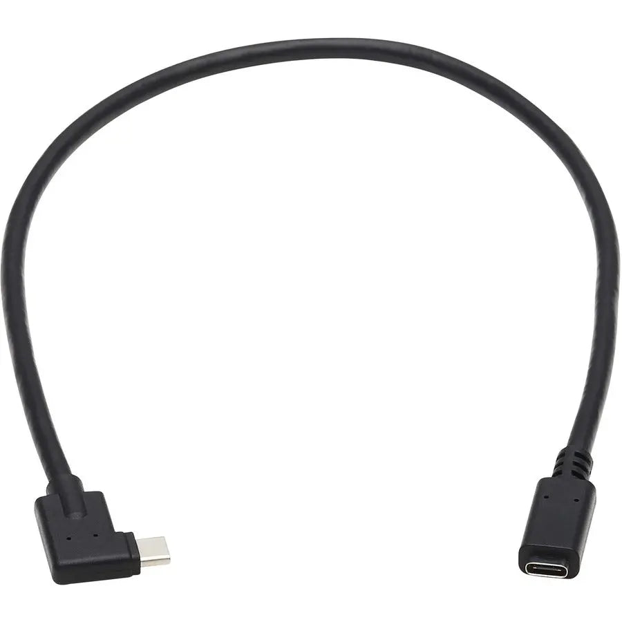 Tripp Lite by Eaton USB-C Extension Cable (U421-20N-G2-RA) – 20 Inch USB 3.2 Gen 2 Data Transfer and Power Delivery Cable with Right-Angle Connector