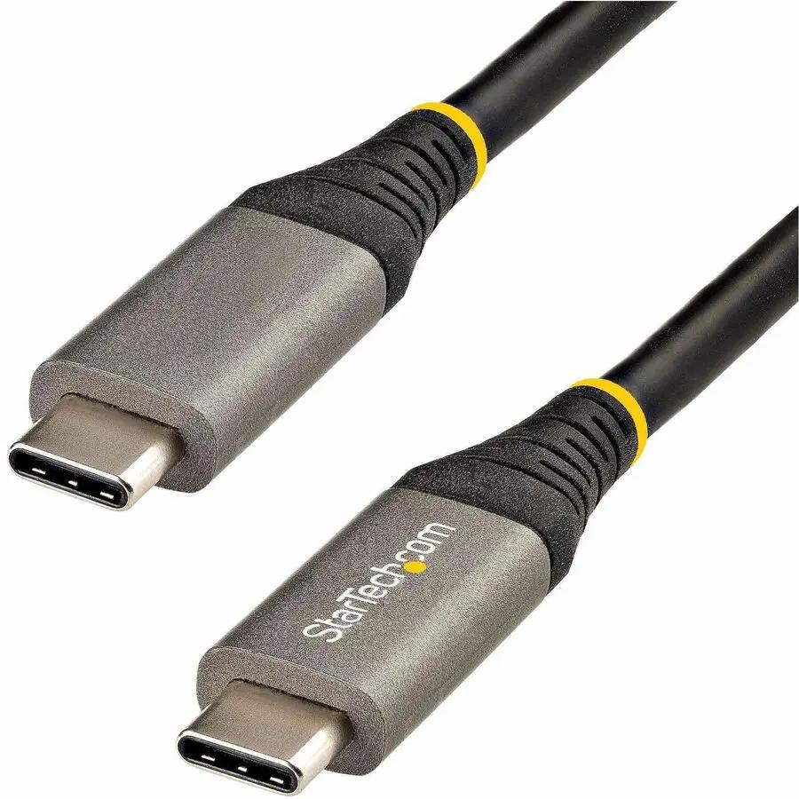 StarTech.com USB-C Data Transfer Cable - 1.6 ft, 10Gbps, 100W Power Delivery, 8K DisplayPort Alt Mode, Thunderbolt Compatible by StarTech.com