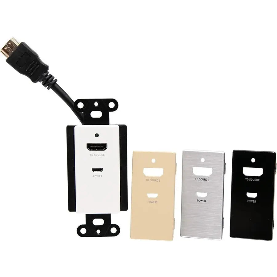 Legrand Group C2G HDMI Inline Extender Decorative Wall Plate with Interchangeable Covers