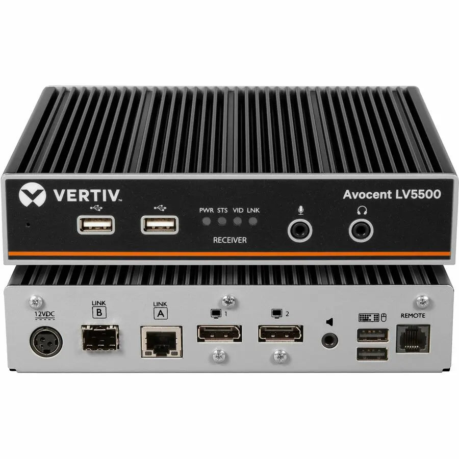 Vertiv AVOCENT LV5500R-400 LongView 5500 4K KVM Extender Receiver for High-Performance Video and Control