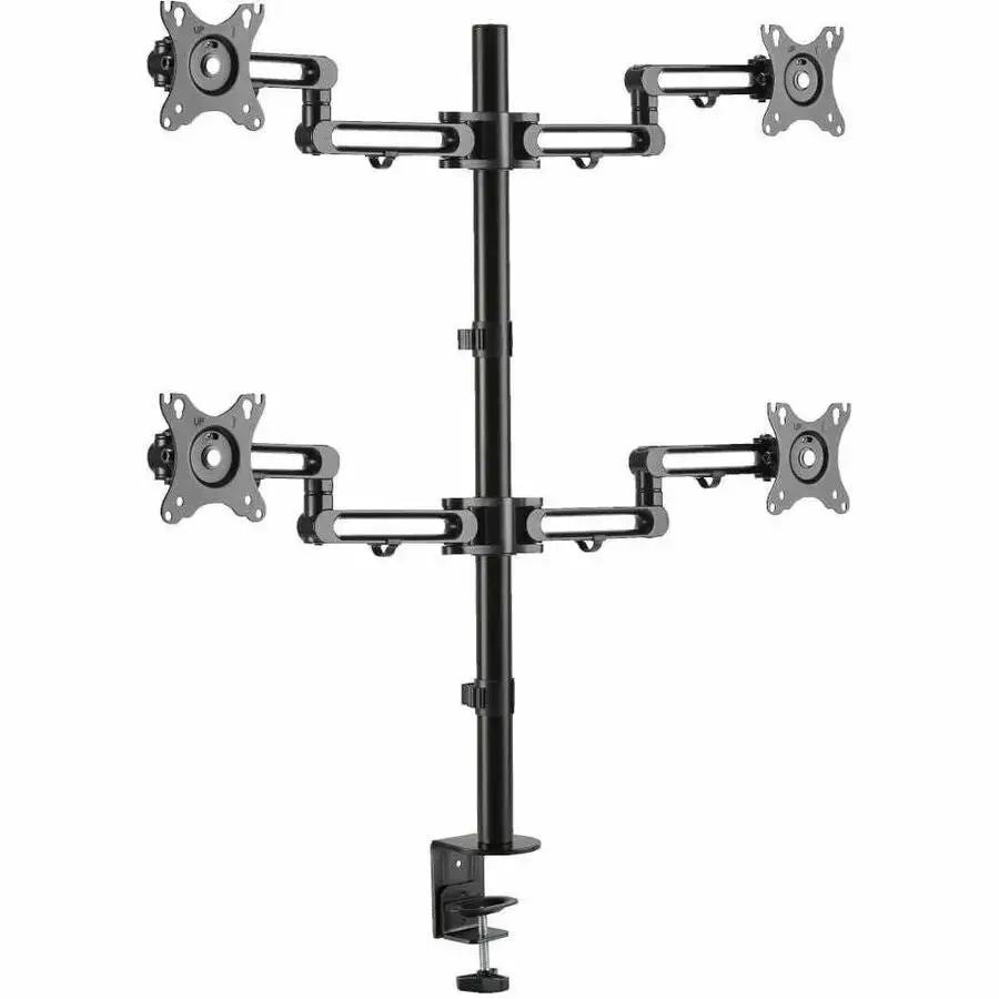 Eaton Tripp Lite DDR1327SQFC-1 Quad Monitor Flex-Arm Desktop Clamp Mount for 13 to 27 Inches Displays by Eaton Corporation