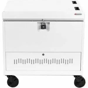 Bretford CUBE Toploader 30X Caddy USB-C Charging Cart - Arctic White