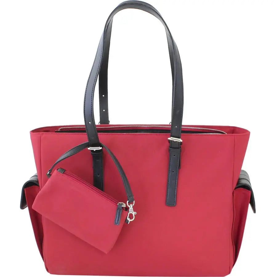 Women In Business Francine Collection Slim Liberator Laptop Tote - Red (Part FWTM14RELIB)