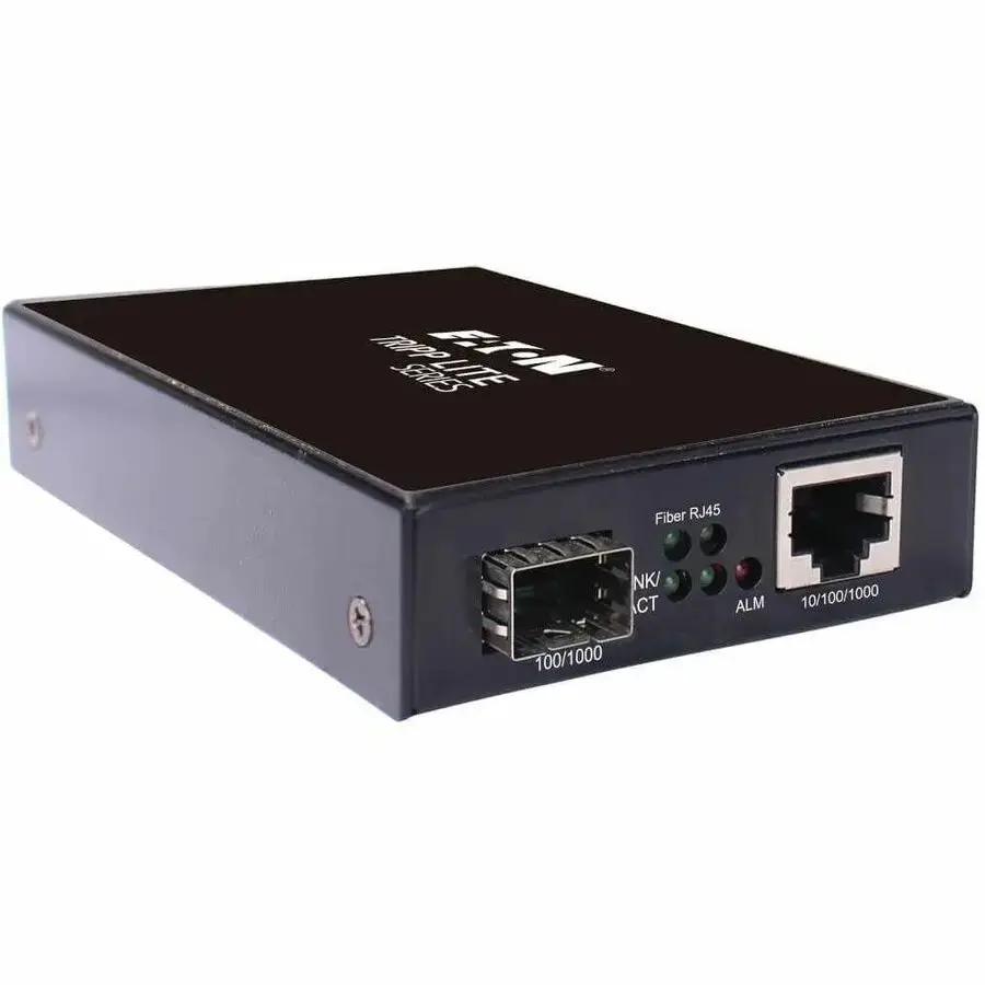 Eaton Corporation N785-H01-SFP Gigabit Fiber to Ethernet Media Converter by Tripp Lite by Eaton Corporation