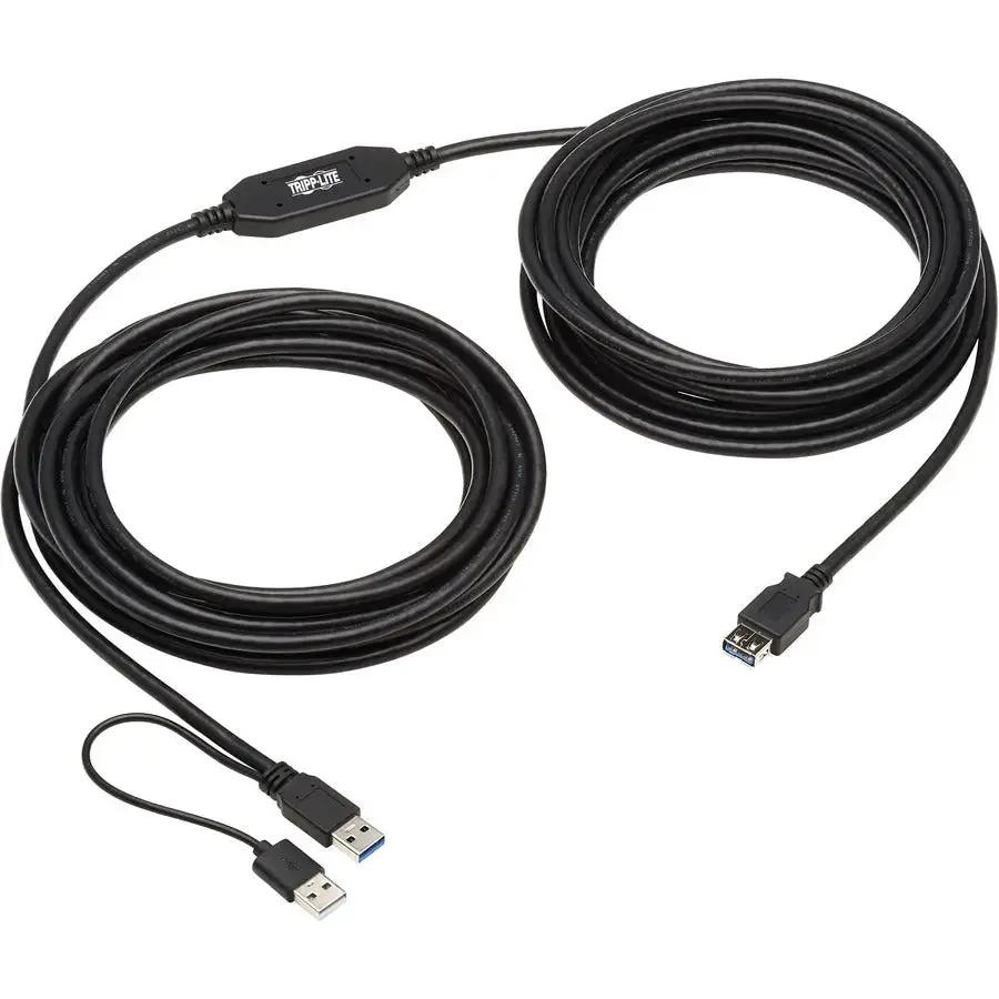 Eaton Tripp Lite Series USB 3.2 Gen 1 Active Extension Repeater Cable (10 ft.) U330-10M-1 by Eaton Corporation