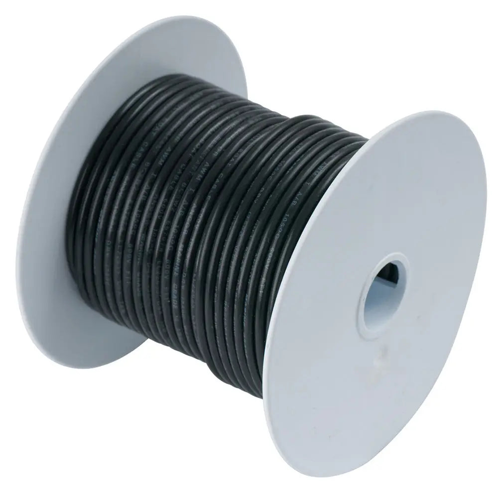 Ancor Marine Grade 250 ft 14 AWG Black Wire - Heavy-Duty Tinned Copper Marine Wiring