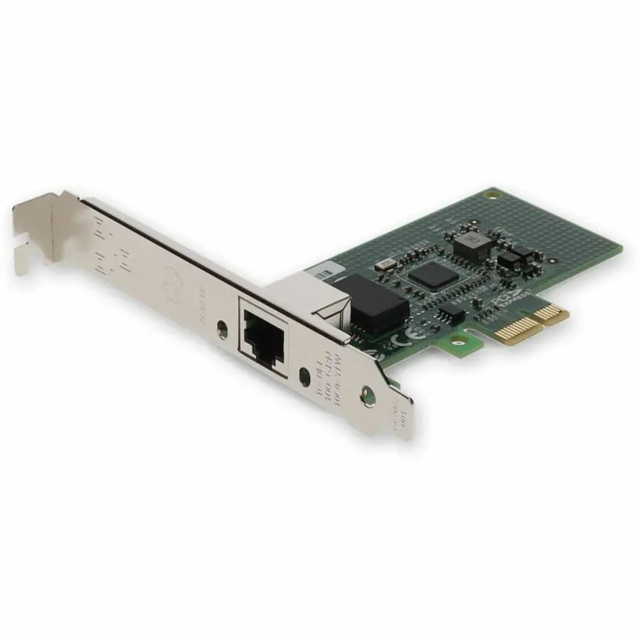AddOn Industry Standard 10/100/1000 Mbps PCIe 2.0 x1 Gigabit Ethernet Network Interface Card with Single RJ-45 Port